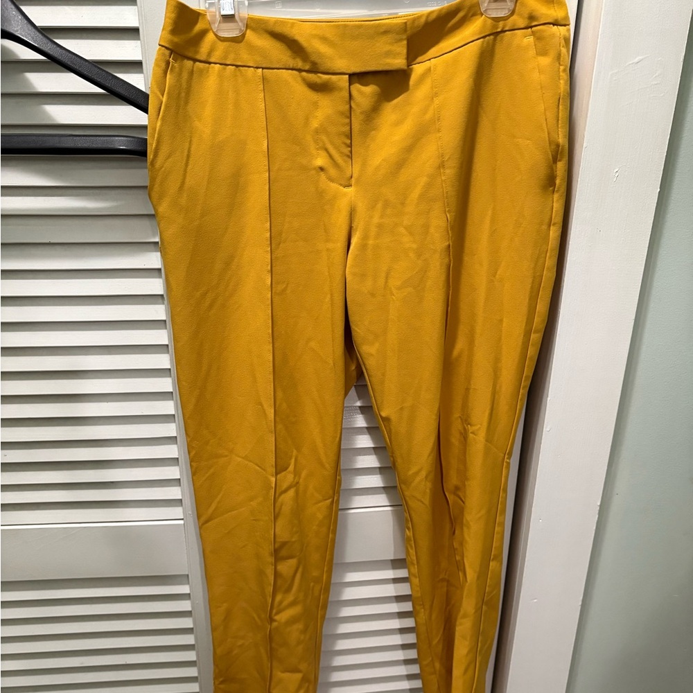 Mustard Yellow Capri Trousers